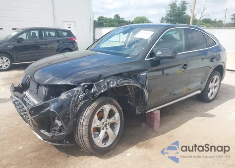 2022 Audi Q5 Sportback Premium Plus 45 Tfsi S Line Quattro S Tronic z USA, uszkodzony, nr VIN WA15AAFYXN2044132